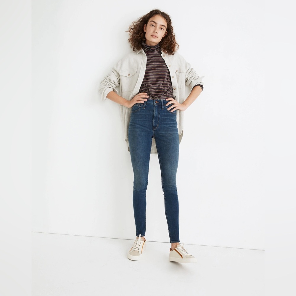 Madewell 10” Roadtripper Supersoft Jeans in Playford Wash Size 25